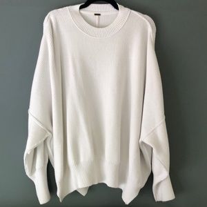 Free People- Easy Street Tunic, White. Size Medium.